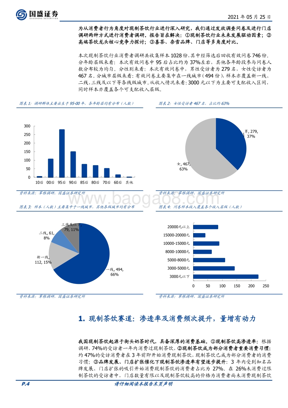 现制茶饮调研：量增有动力喜茶&奈雪壁垒构筑发展可期.pdf_第4页