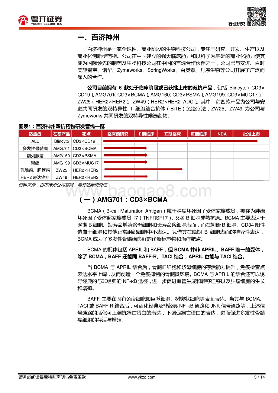 双抗深度报告（六）：国内双抗企业及管线梳理（百济神州）.pdf_第3页