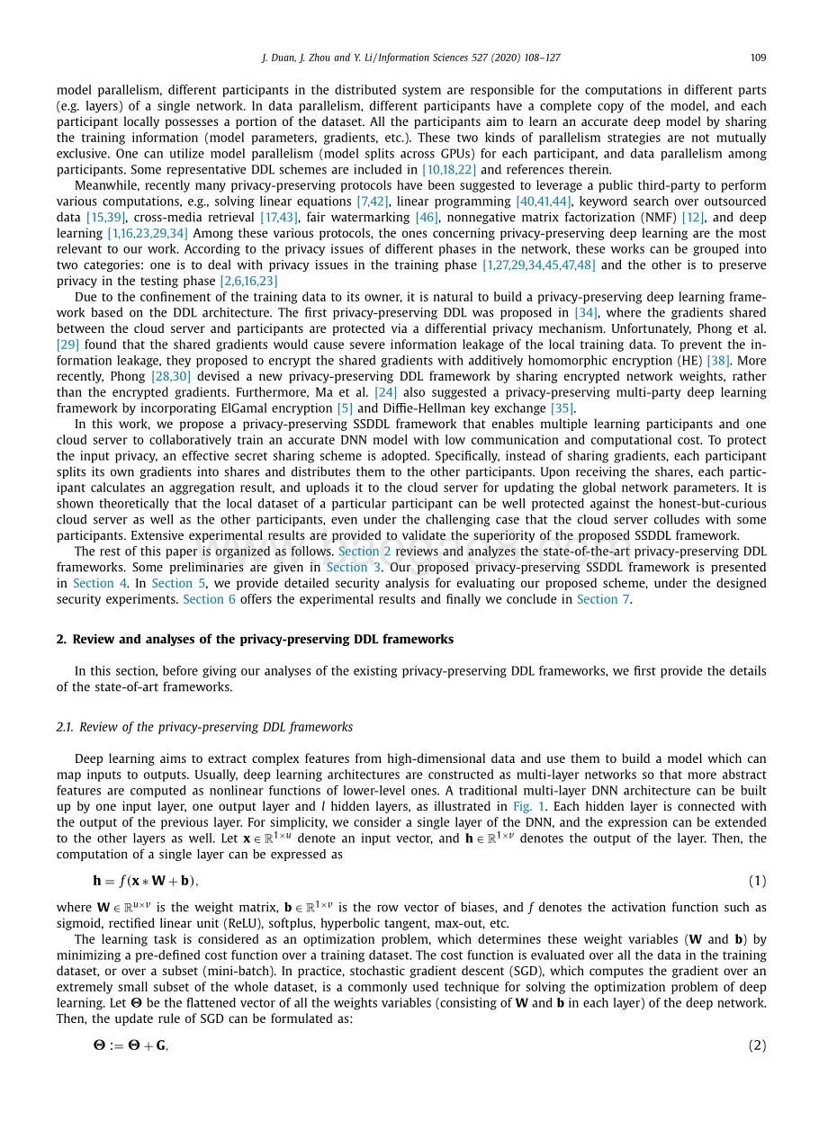 基于秘密共享的隐私保护分布式深度学习（英文版）.pdf_第2页
