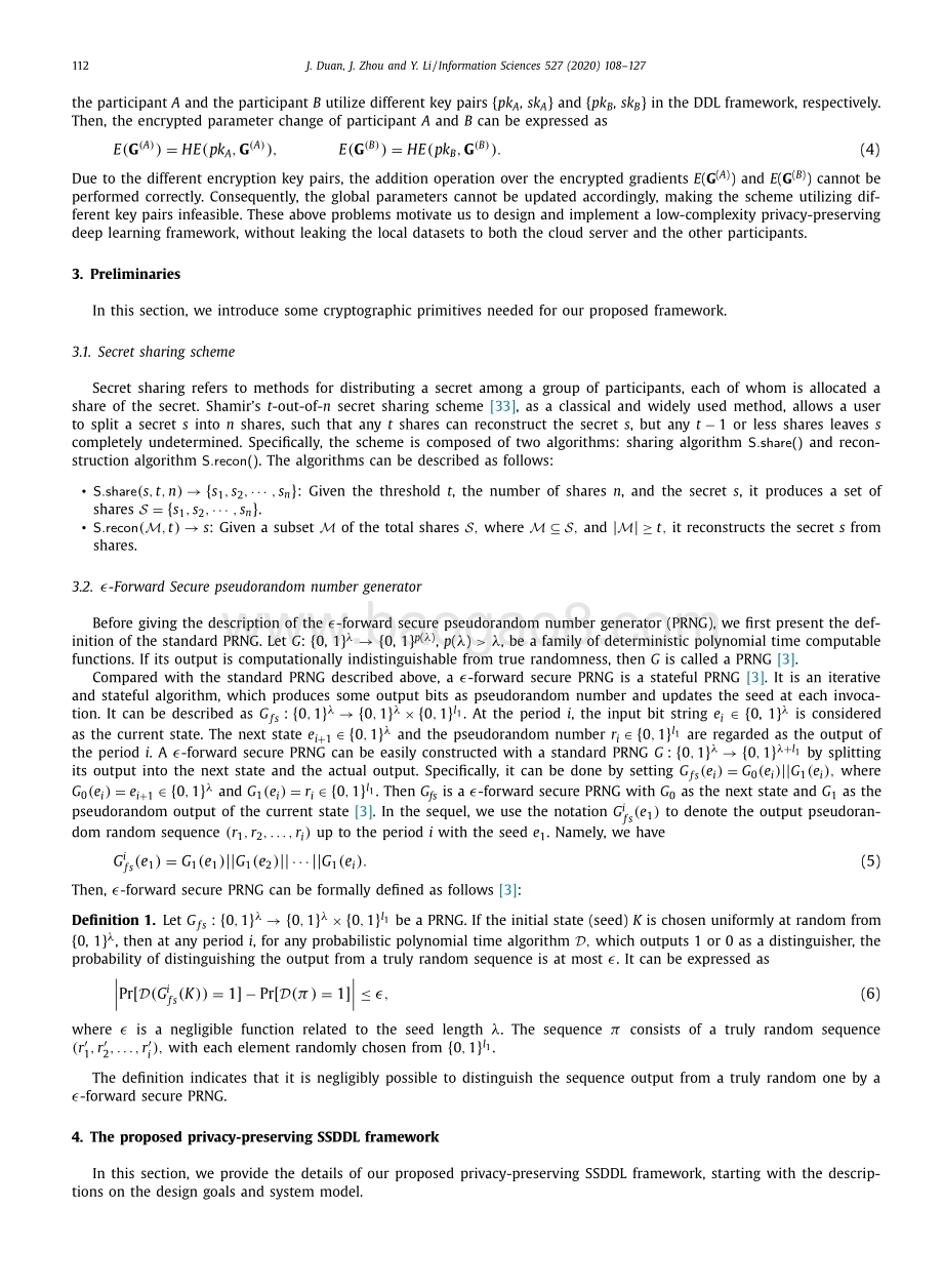 基于秘密共享的隐私保护分布式深度学习（英文版）.pdf_第5页