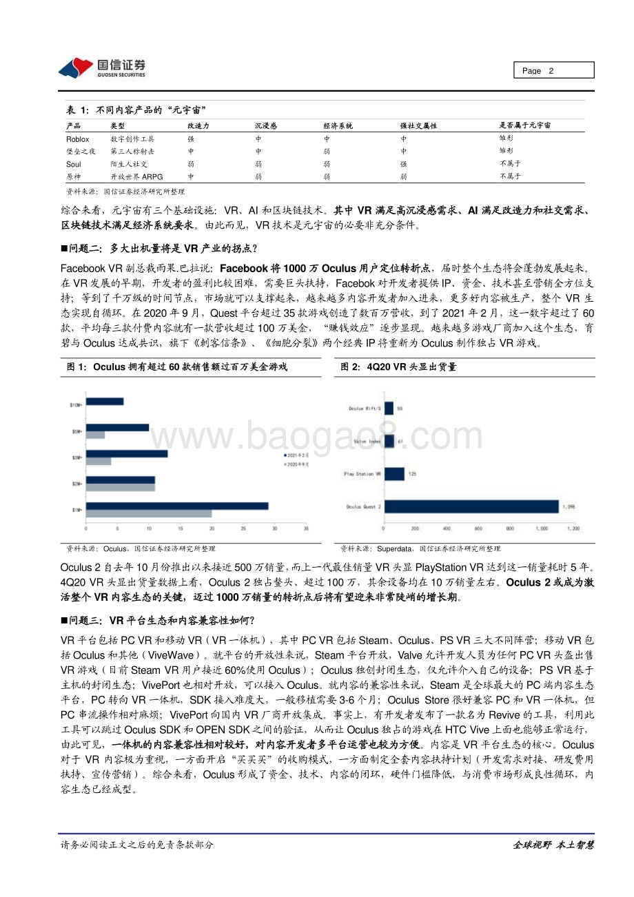 VR热点十问十答：VR、元宇宙、内容和社交.pdf_第2页