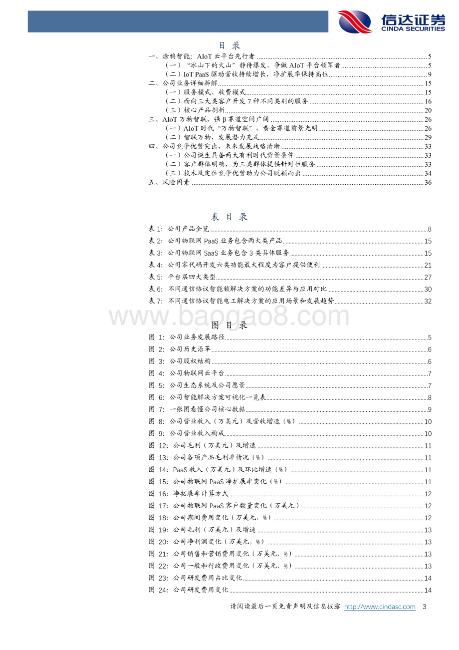深度解析涂鸦智能AIoT PaaS SaaS先驱者.pdf_第3页