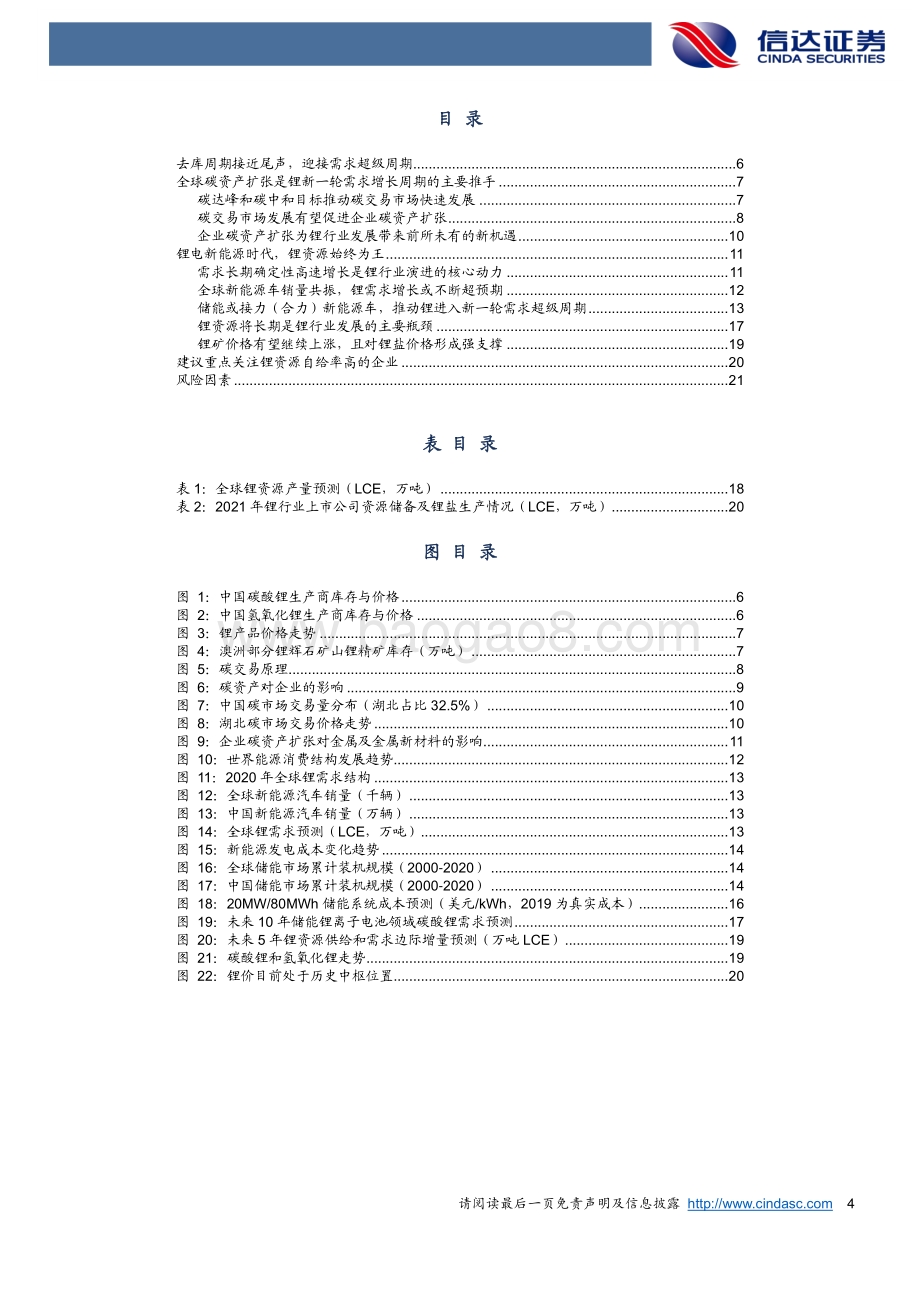 锂行业专题报告：锂：碳资产扩张推动需求超级周期.pdf_第4页