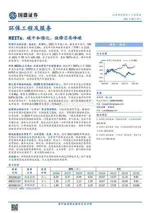 环保工程及服务行业策略：REITs、碳中和催化敛锋芒再峥嵘.pdf