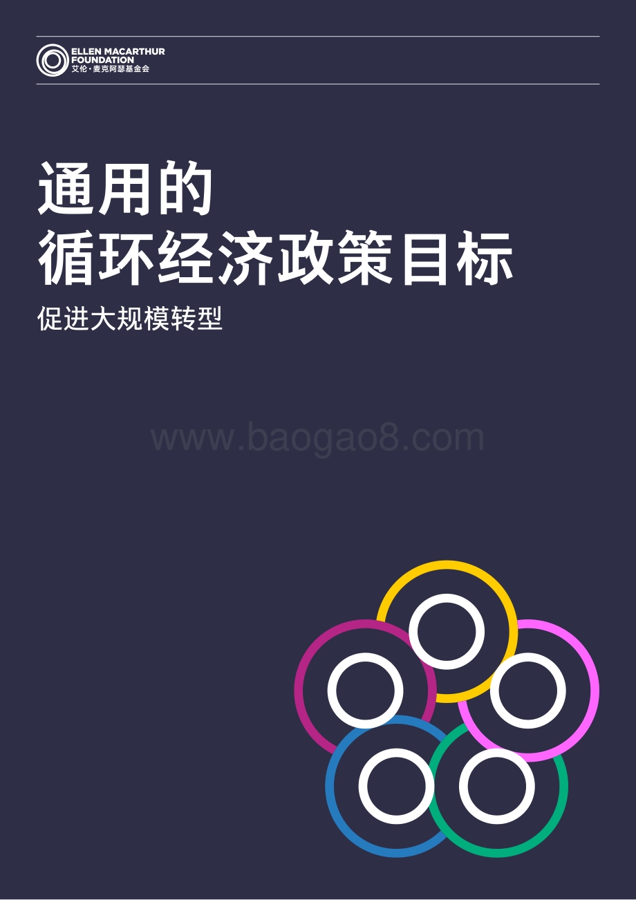 通用的循环经济政策目标：促进大规模转型.pdf_第1页