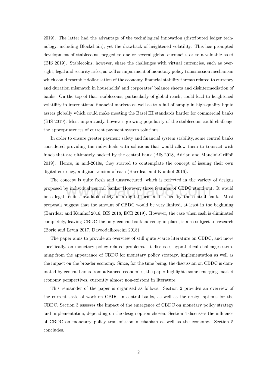 央行数字货币与货币政策：文献综述（英文版）.pdf_第3页