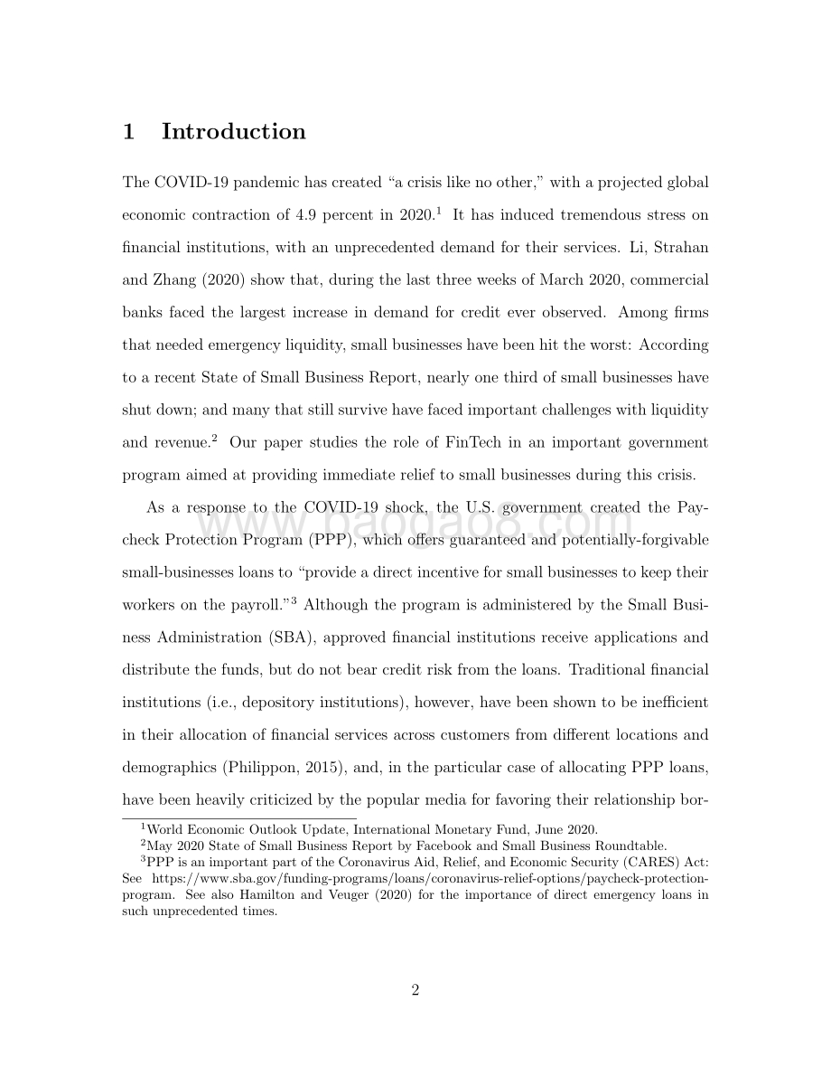 金融科技能代替银行吗？工资保障计划的证据（英文版）.pdf_第3页