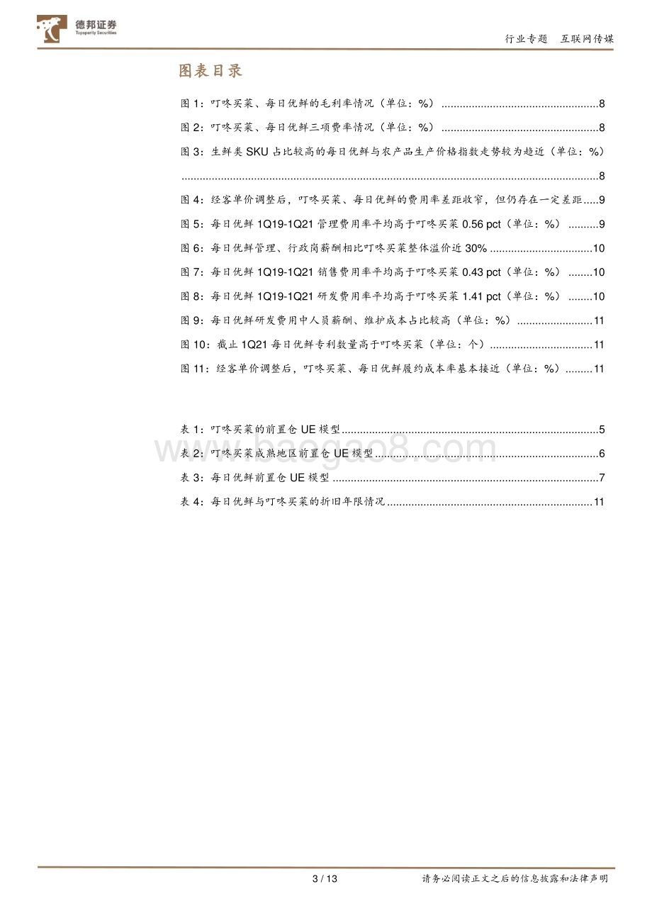 社区电商专题（二）：每日优鲜、叮咚买菜UE拆分及对社区电商的启示.pdf_第3页