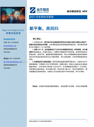2021年宏观经济展望：新平衡再回归.pdf
