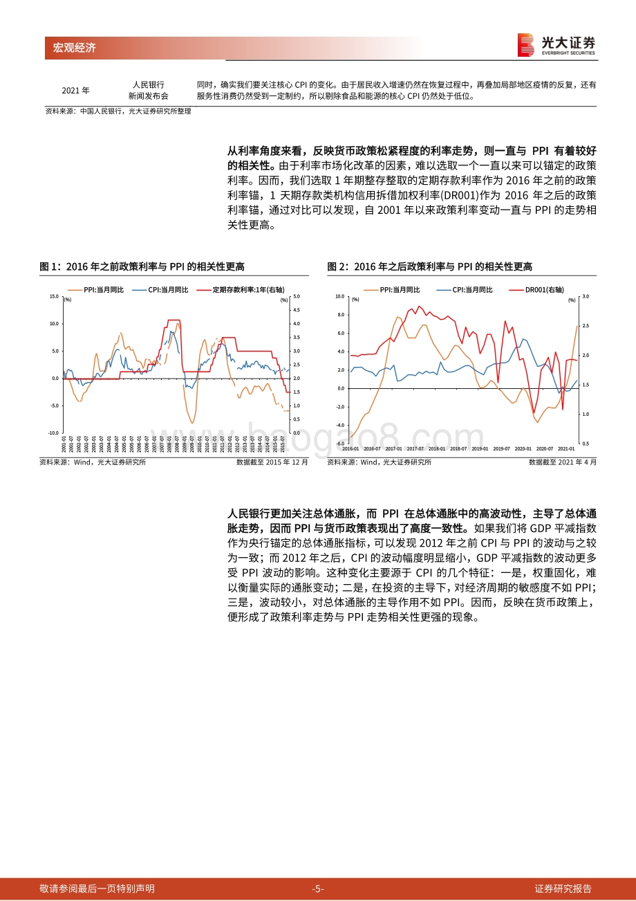 货币政策前瞻系列三：货币政策为什么对本轮通胀反应甚微？.pdf_第5页