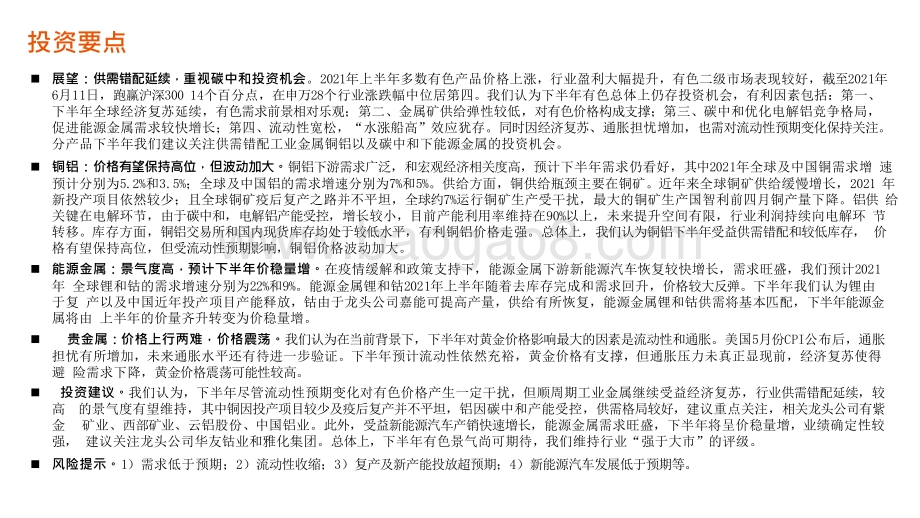 有色行业2021年投资前景研究报告.pptx_第2页