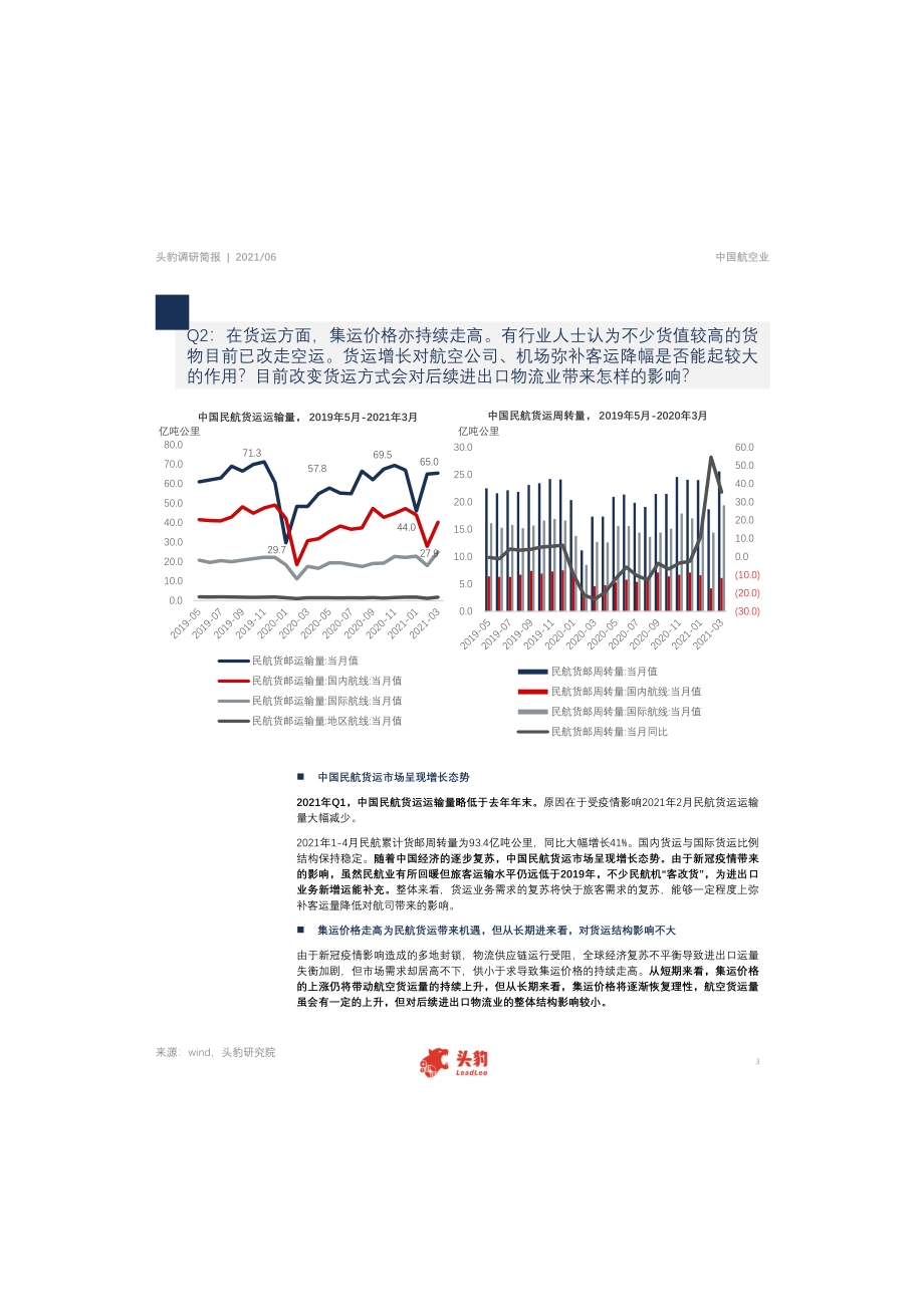 中国小水电行业调研简报：中国民航春季市场数据洞察.pdf_第3页