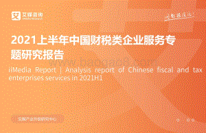 2021上半年中国财税类企业服务专题研究报告.pdf