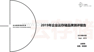 2019年企业云存储品牌测评报告.pdf