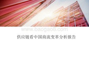 供应链看中国商流变革分析报告.pptx