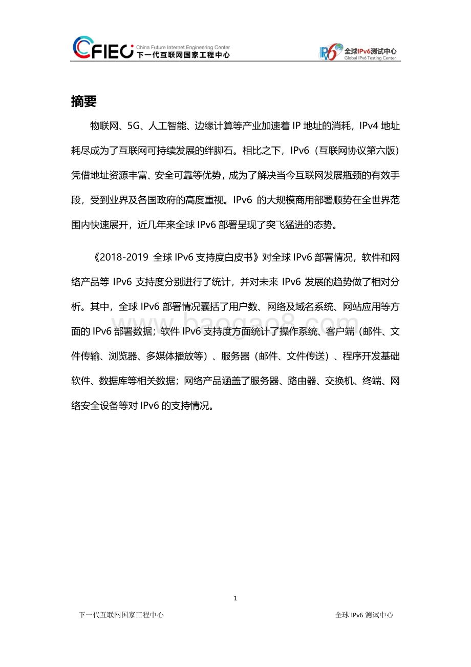 2018-2019全球IPv6支持度白皮书.pdf_第3页
