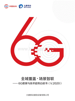 2020 6G愿景与技术趋势白皮书.pdf