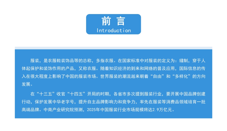 2021年“十四五”中国服装行业市场前景及投资研究报告.pdf_第2页