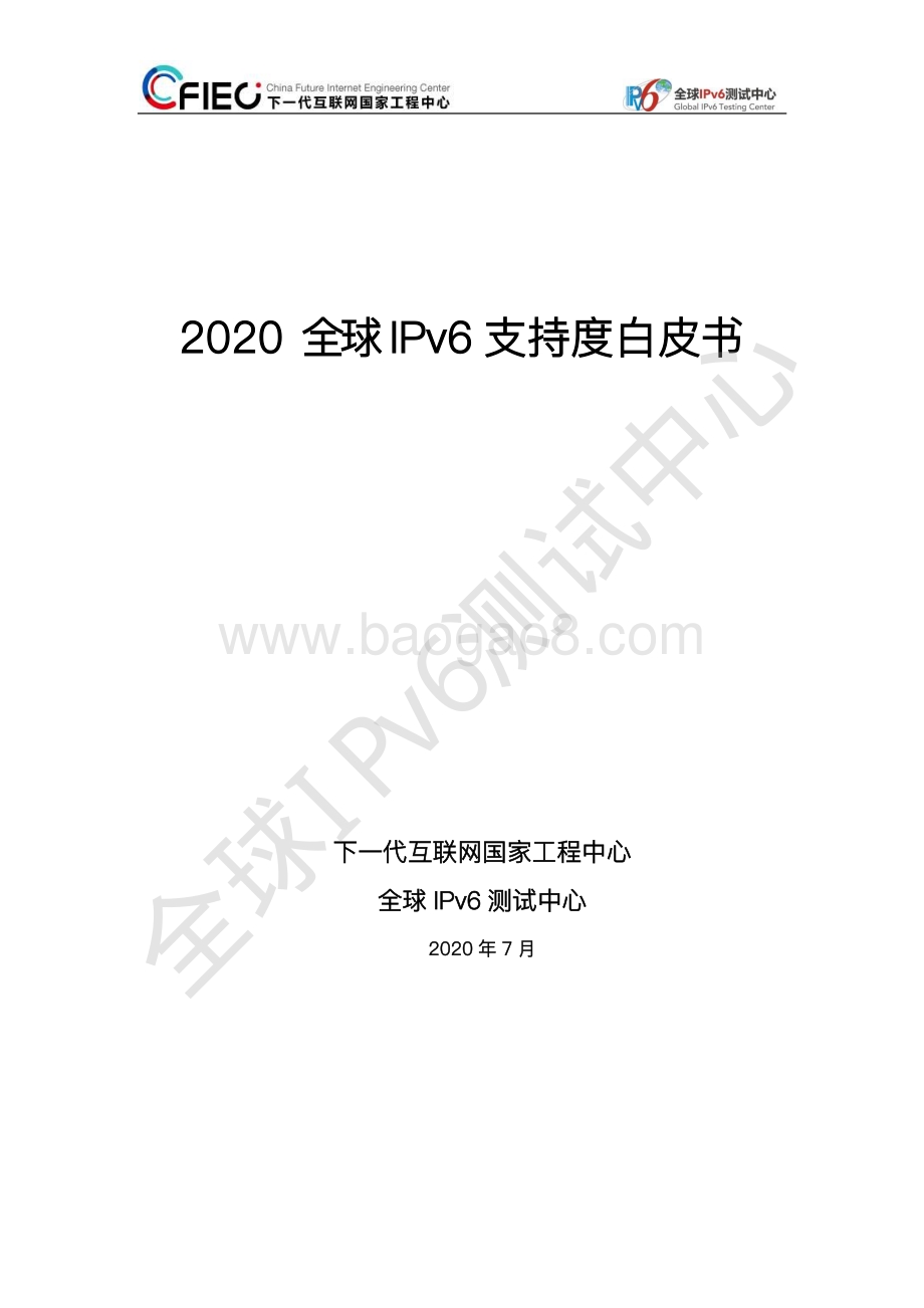 2020全球IPv6支持度白皮书.pdf_第1页