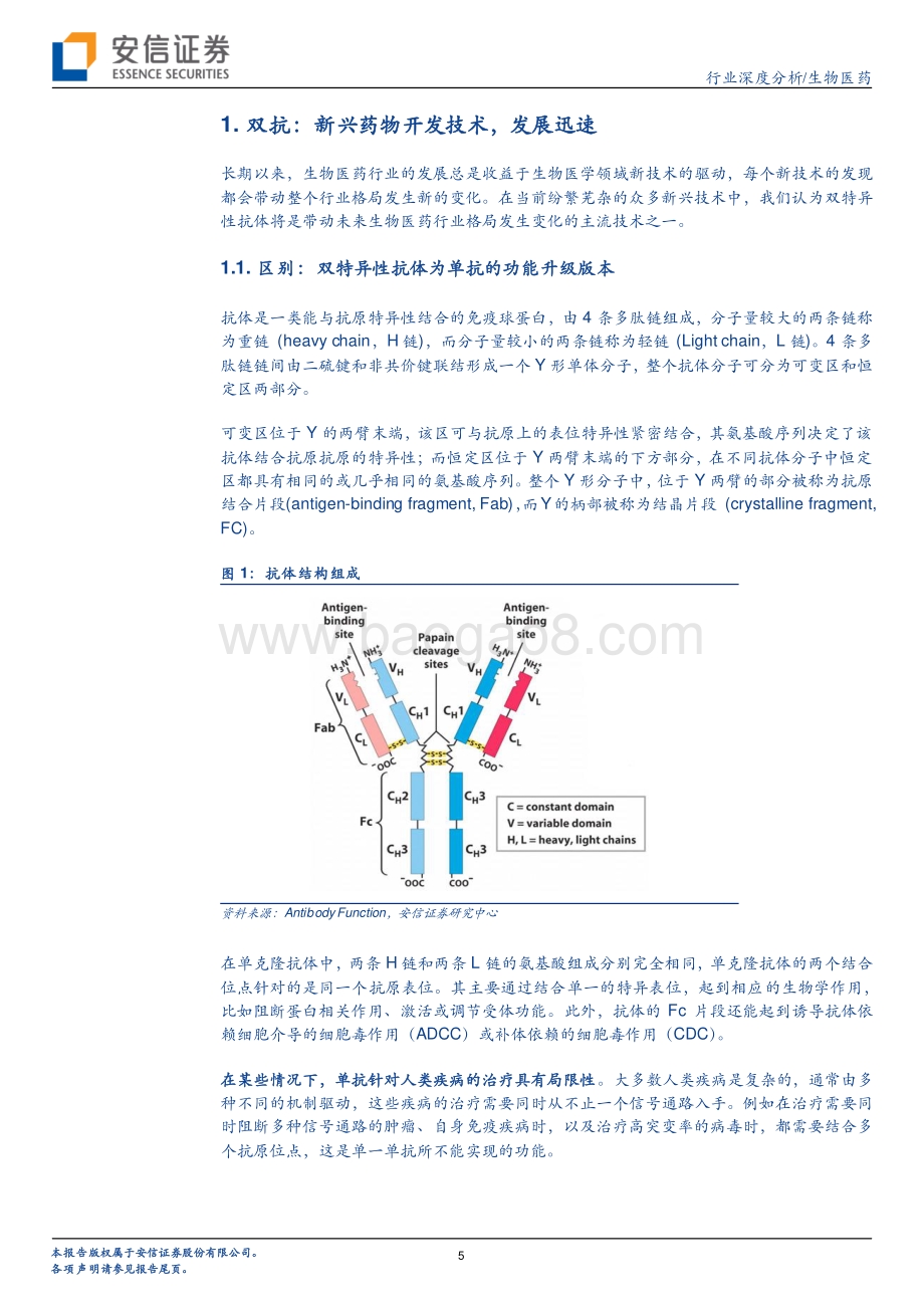 创新药研究框架之双抗行业分析：新兴技术进入高速发展期.pdf_第5页