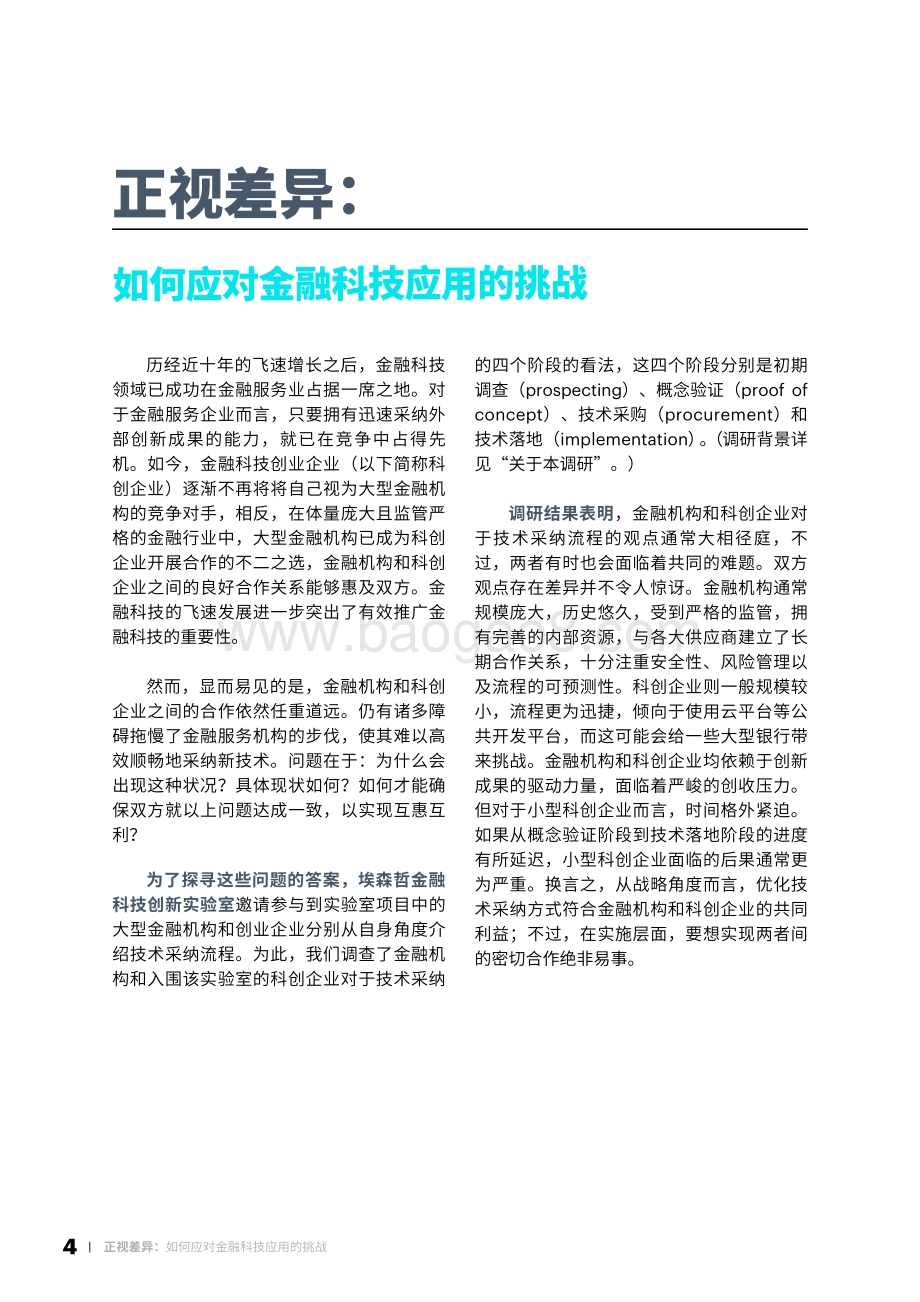 正视差异：如何应对金融科技应用的挑战.PDF_第4页