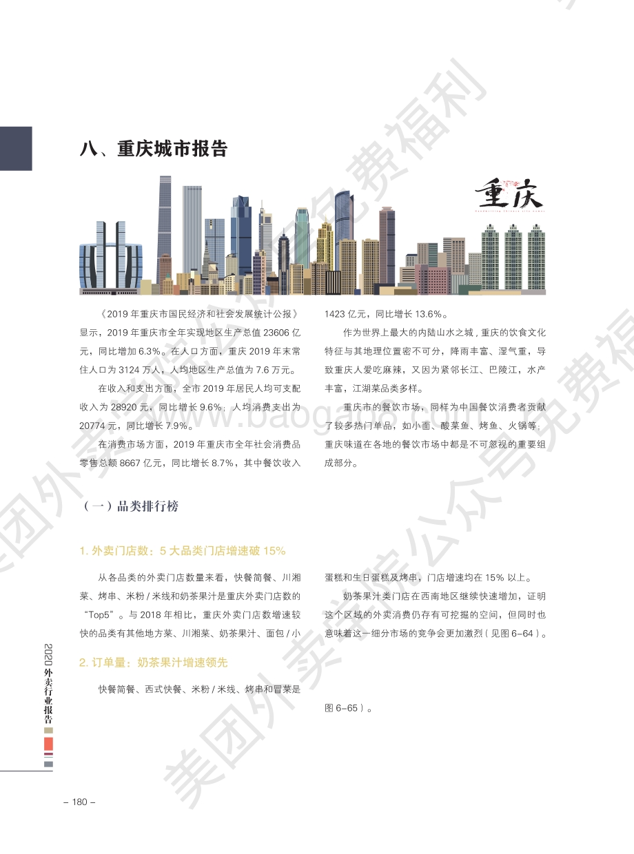 2020外卖行业报告：重庆.pdf_第1页