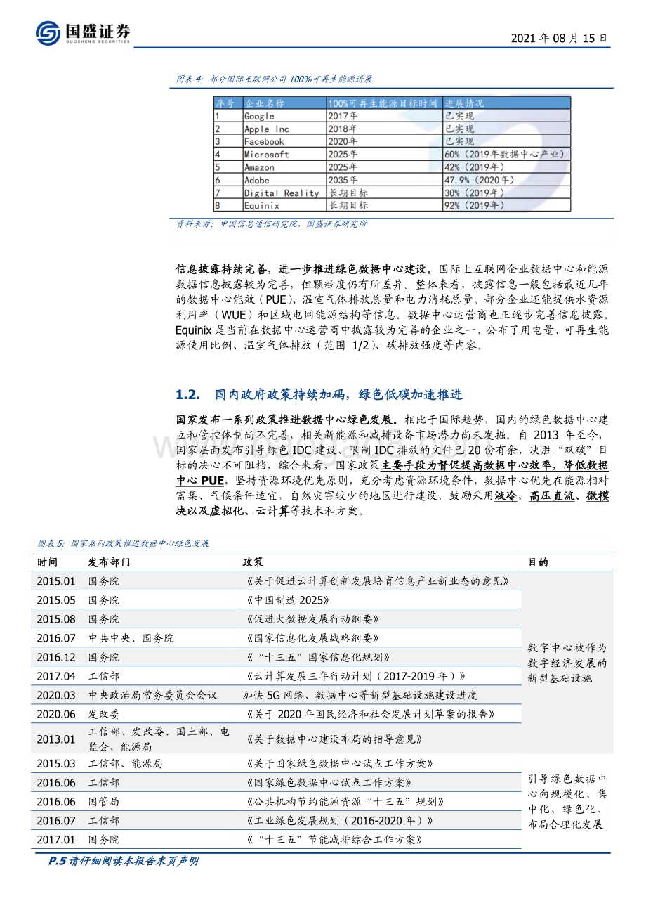通信行业专题研究：新基建的新变量“双碳”之下的绿色通信.pdf_第5页
