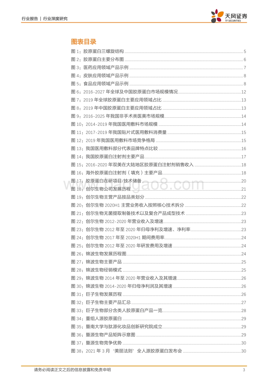 胶原蛋白上游百舸争流重组胶原研发加速拓宽应用场景.pdf_第3页