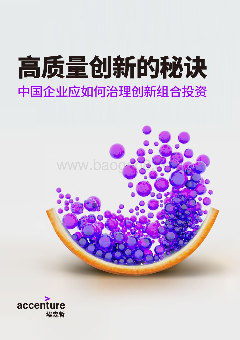 高质量创新的秘诀：中国企业应如何治理创新组合投资.pdf_第1页