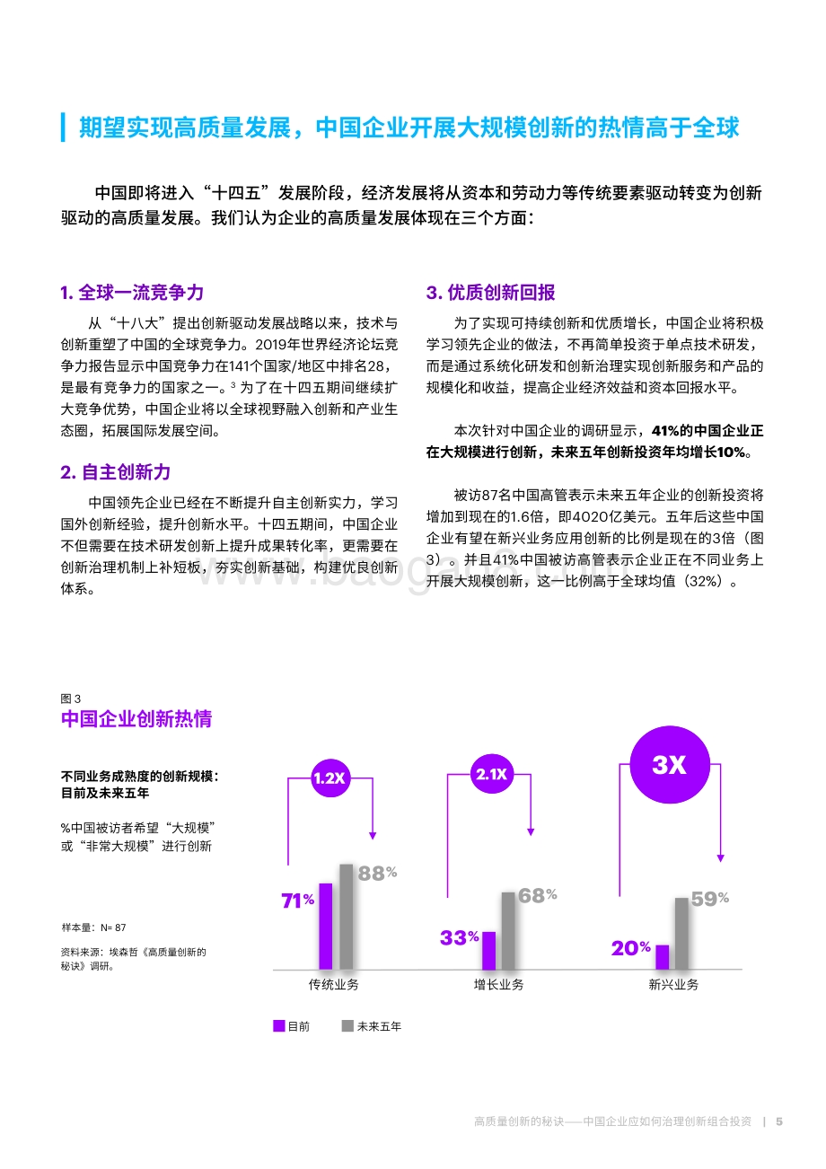 高质量创新的秘诀：中国企业应如何治理创新组合投资.pdf_第5页
