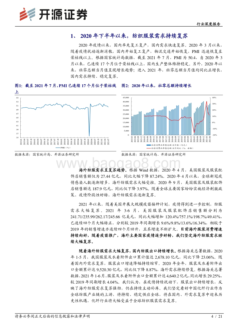 化工行业深度报告：全球纺服需求持续复苏中国化纤迎来历史性拐点.pdf_第4页