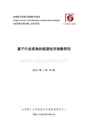 基于行业视角的能源经济指数研究.pdf