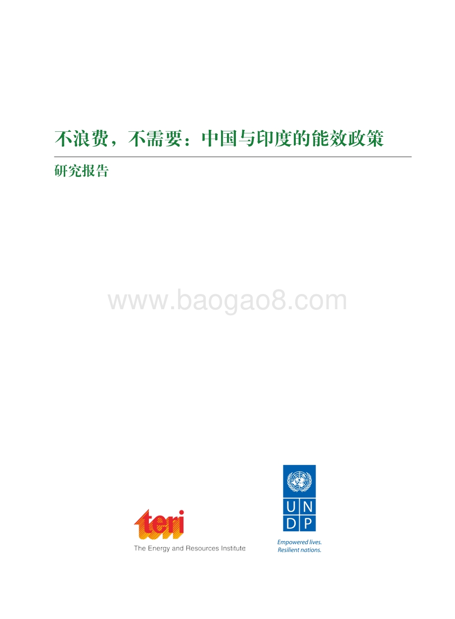 中国与印度的能效政策研究报告.pdf_第2页