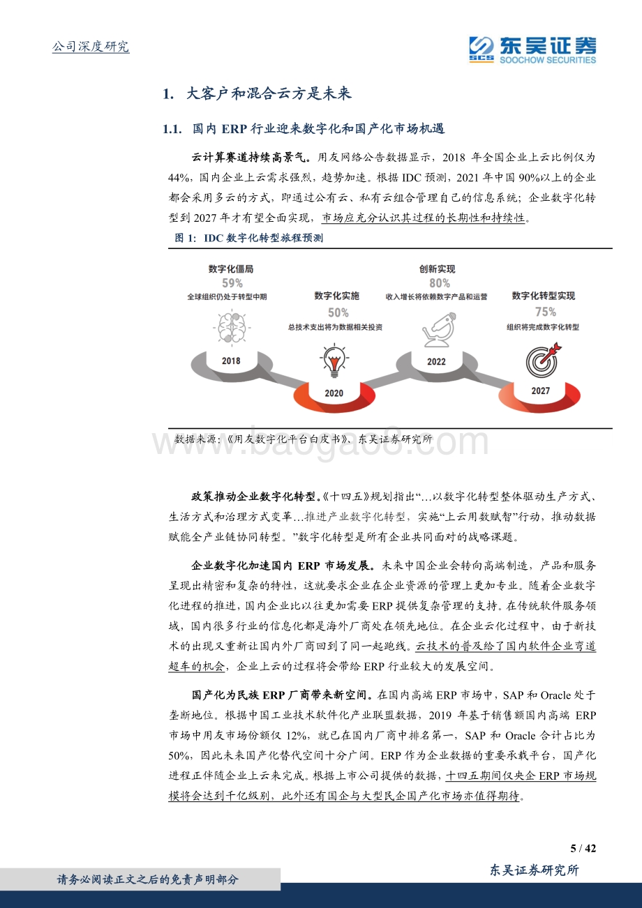 用友网络深度报告：“用”平台“友”生态.pdf_第5页