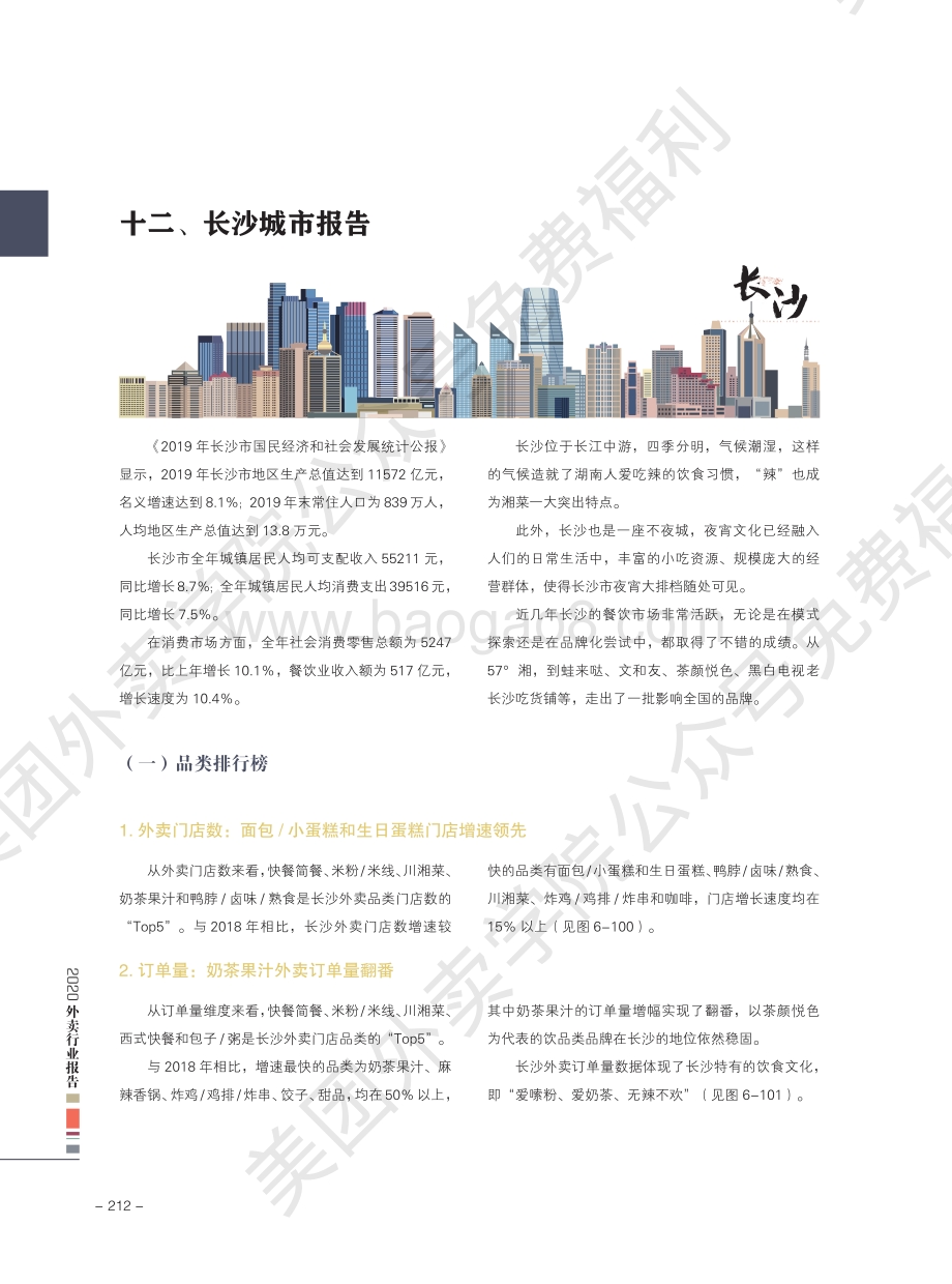 2020外卖行业报告：长沙.pdf_第1页