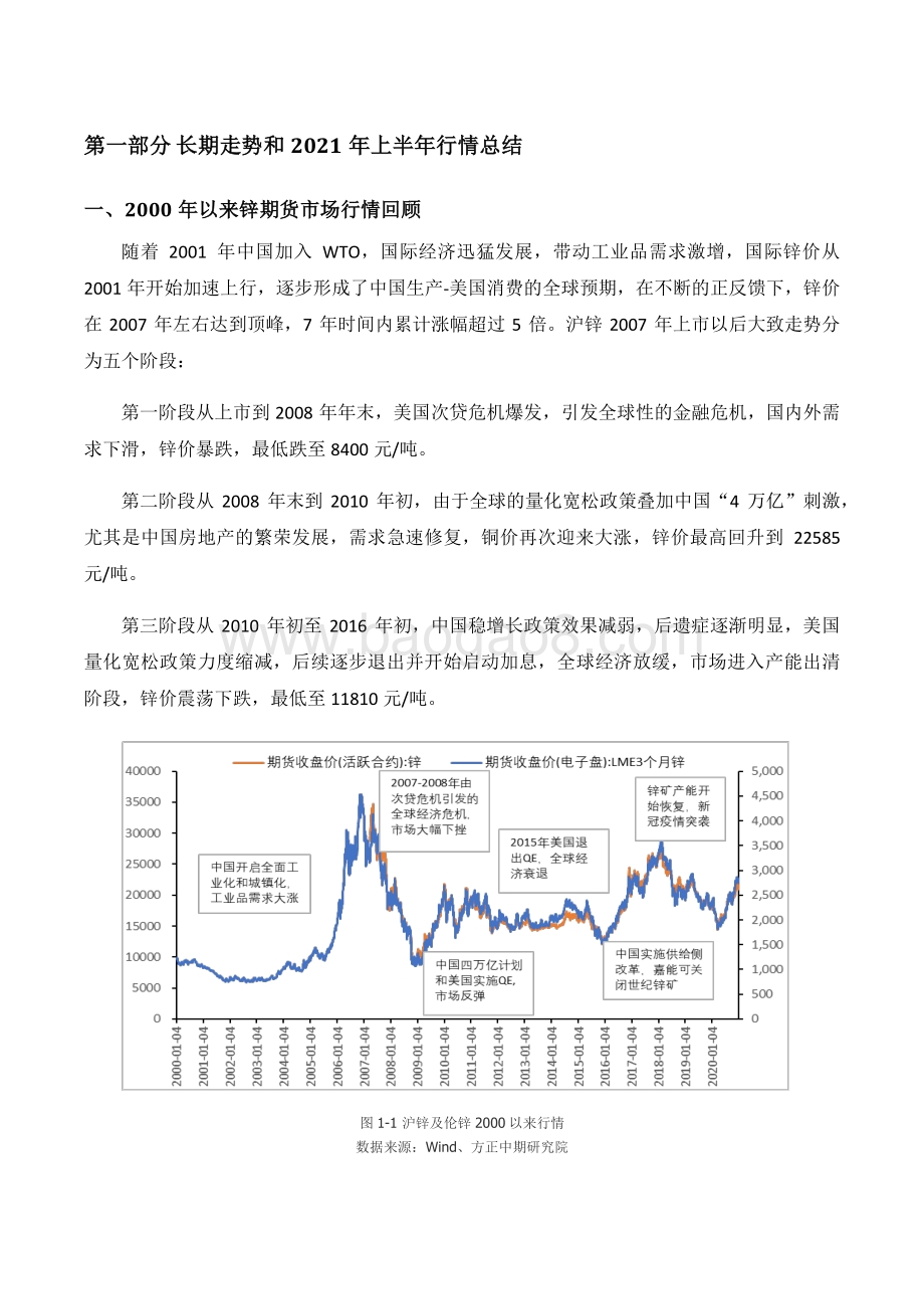 2021年上半年锌市场回顾与2021年下半年展望分析报告.pdf_第4页