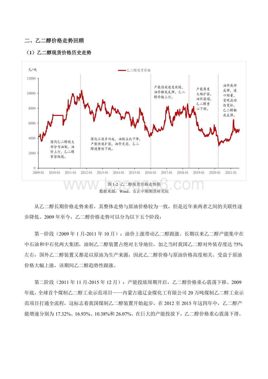 2021-2022年乙二醇上半年行情回顾和下半年行情展望分析报告.pdf_第5页