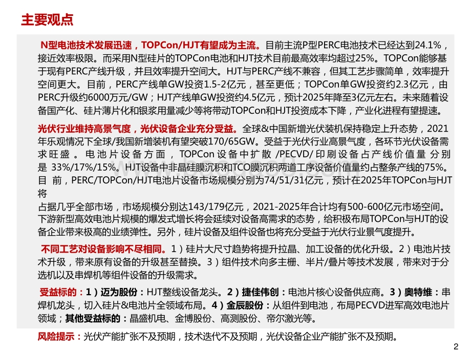 2021-2022光伏设备深度研究框架报告.pptx_第2页