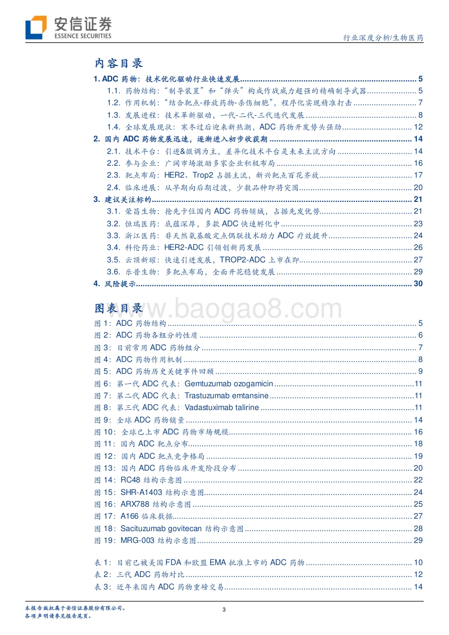 创新药研究框架之ADC行业分析：高速发展迎来初步收获期.pdf_第3页