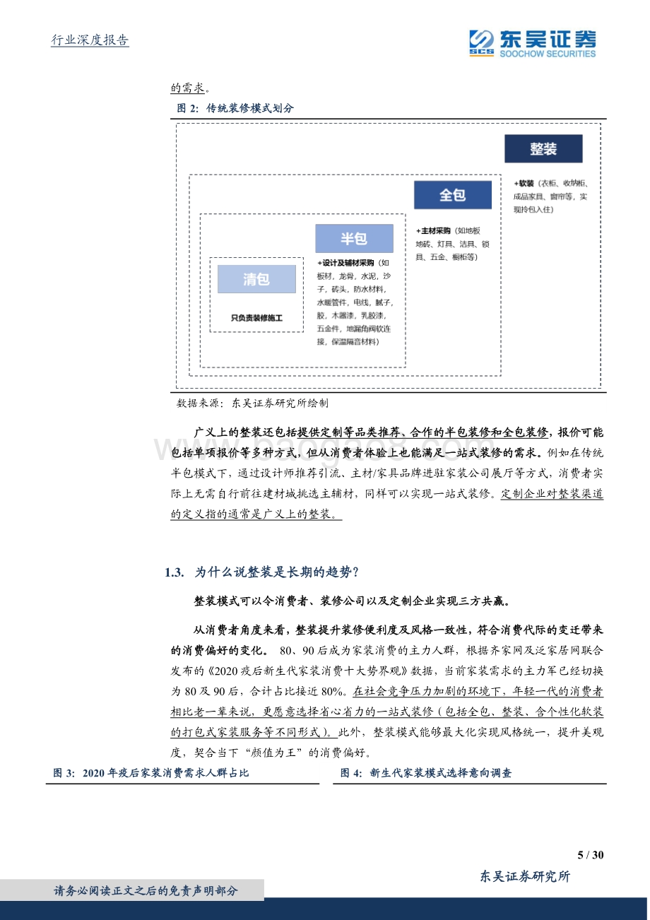 家用轻工行业深度报告：整装渠道大势所趋头部定制企业蓄势待发.pdf_第5页