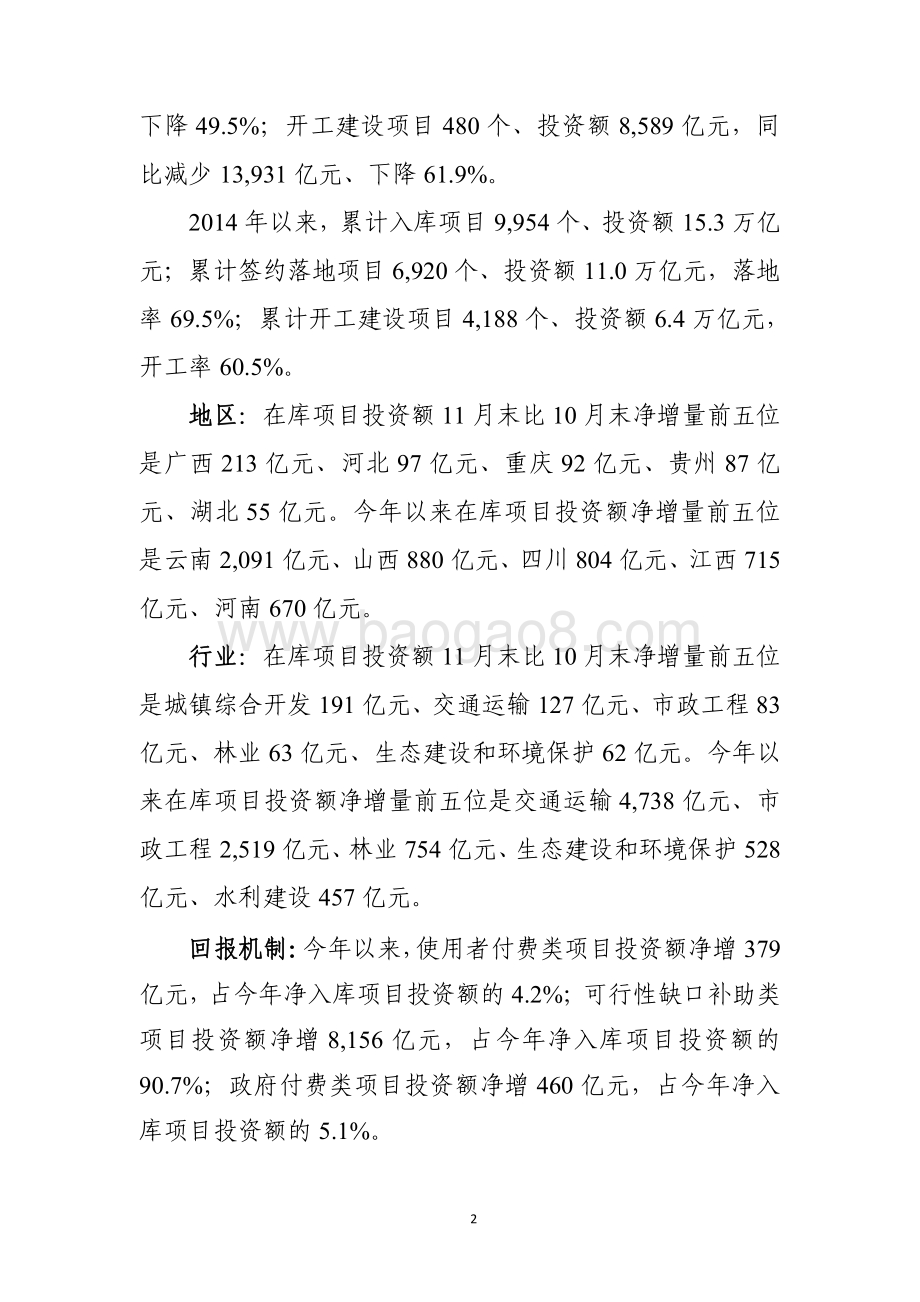 全国PPP综合信息平台管理库项目2020年11月报.pdf_第2页