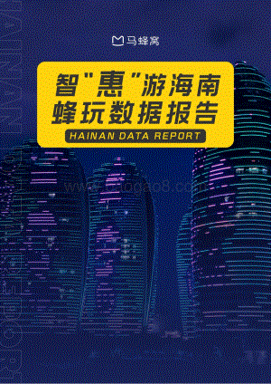 智“惠”游海南蜂玩数据报告.pdf
