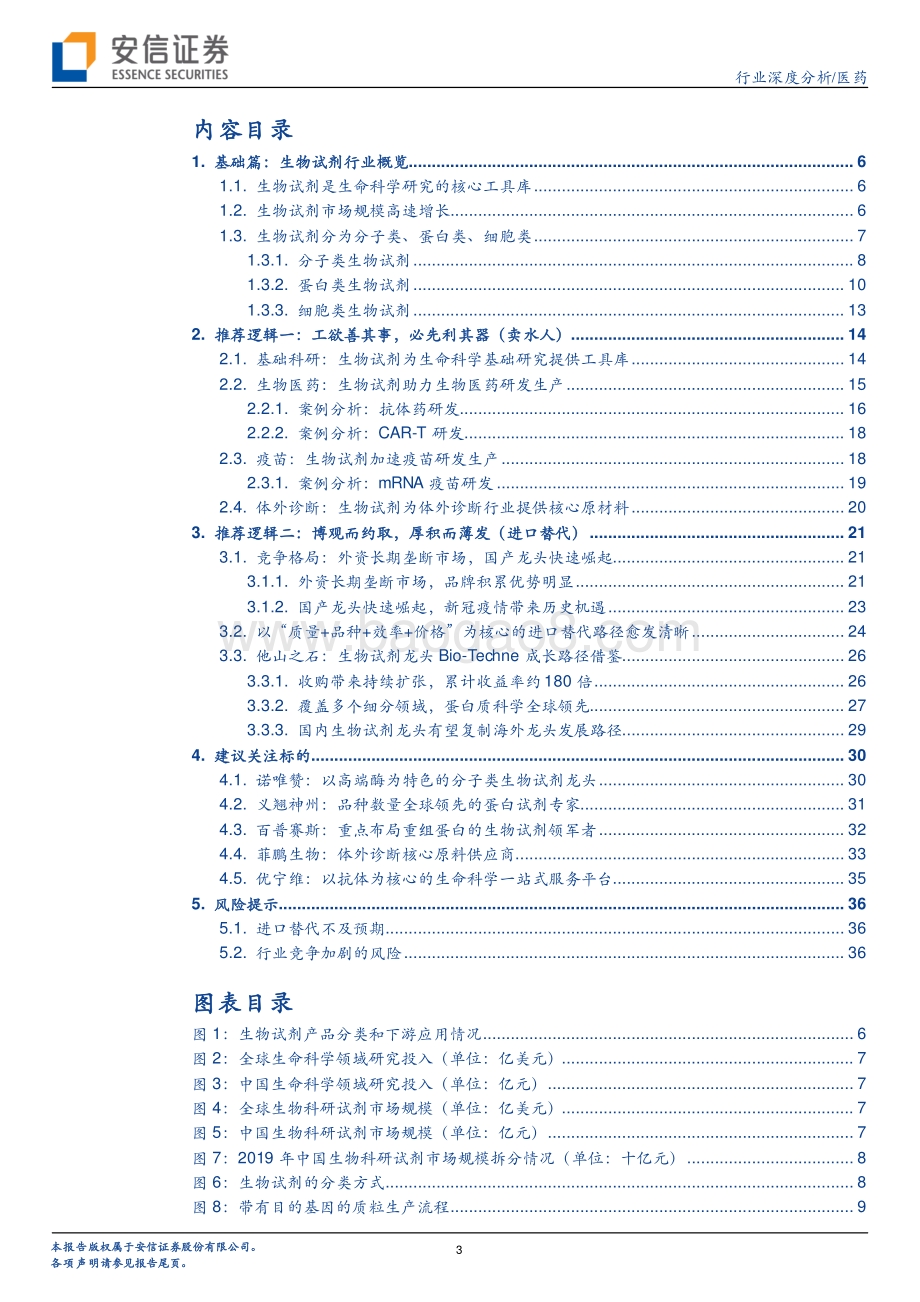 生命科学服务产业链“卖水人”之：从生物试剂进口替代看大国科研创新崛起.pdf_第3页
