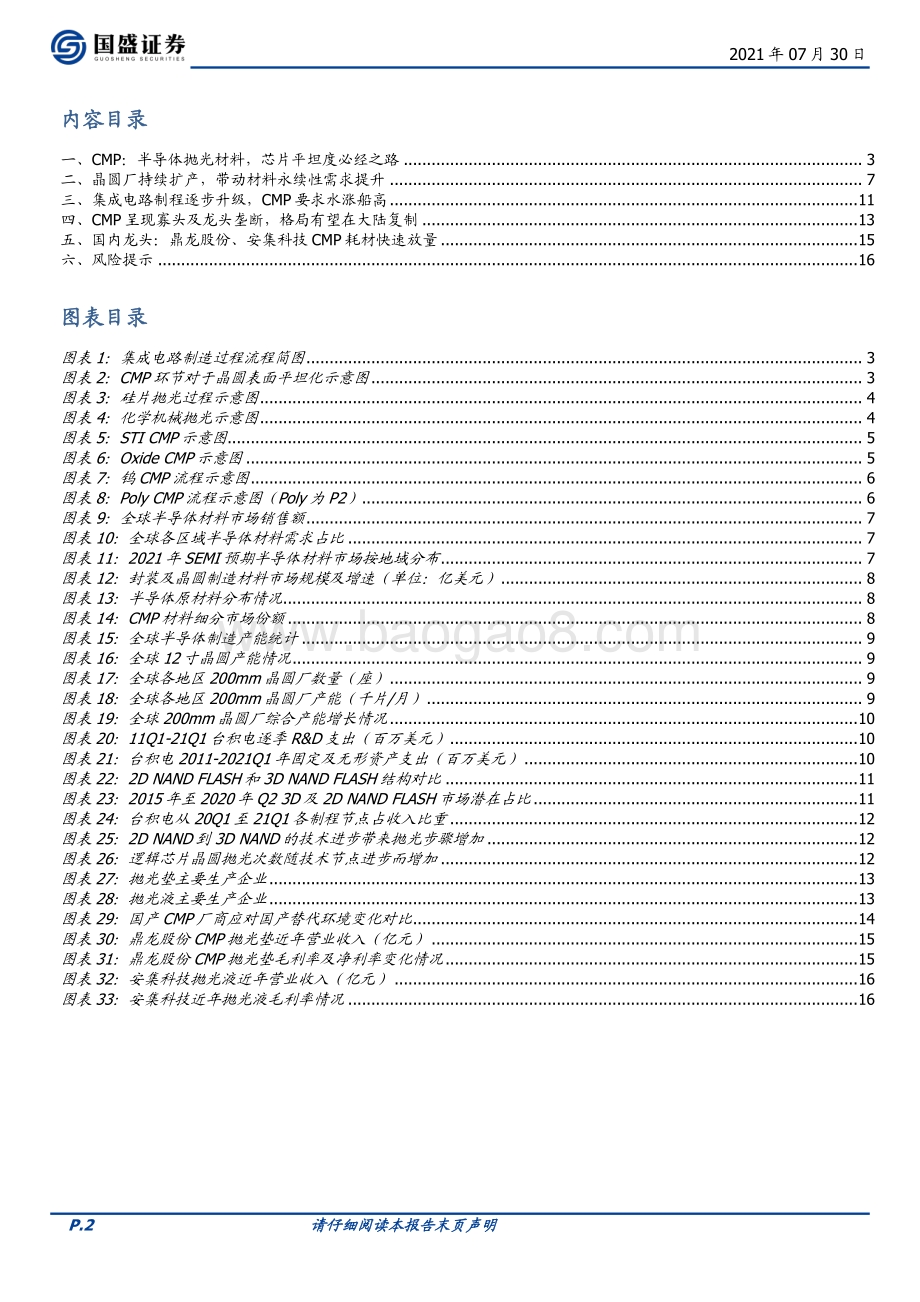 半导体材料系列：CMP–晶圆平坦化必经之路国产替代放量中.pdf_第2页