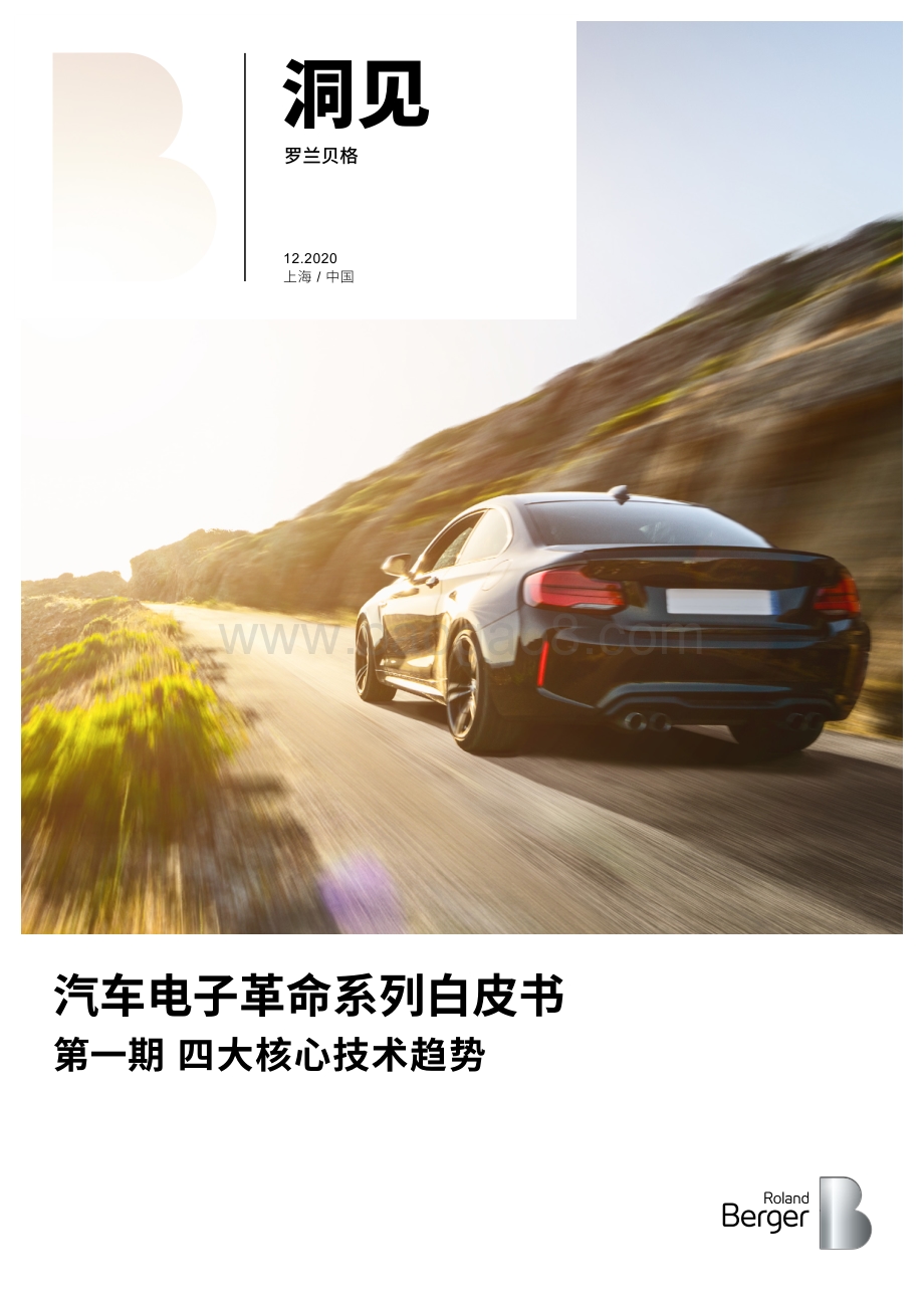 汽车电子革命系列白皮书第一期：四大核心技术趋势.pdf_第1页