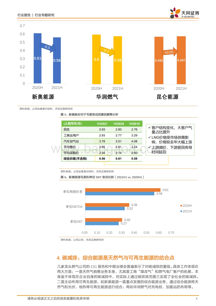 石油化工行业专题研究：透过燃气公司中报看天然气行业发展趋势.pdf_第4页