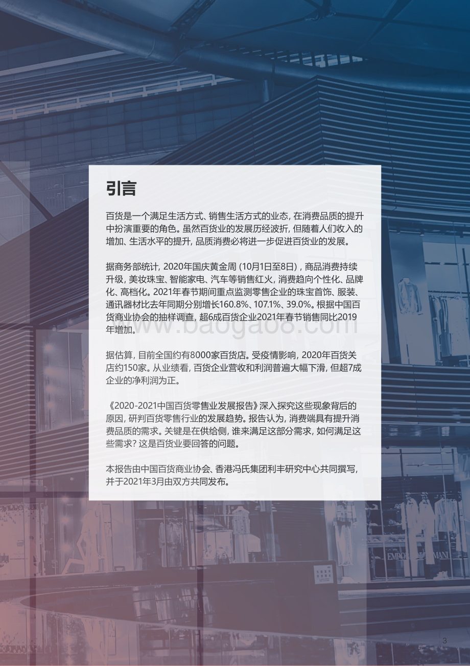 2020-2021年中国百货零售业发展报告.pdf_第3页