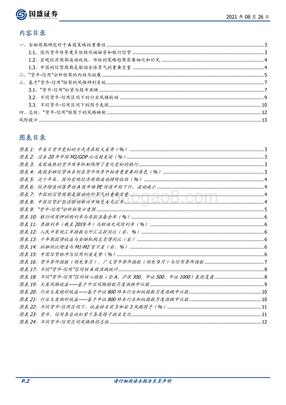 货币与信用专题一：“货币-信用”如何应用于A股投资？.pdf_第2页