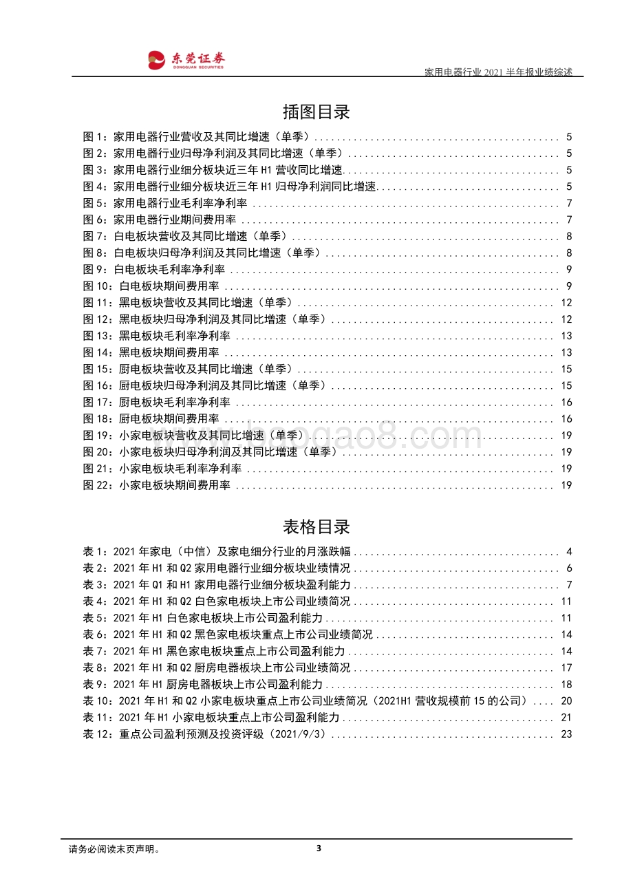家用电器行业2021半年报业绩综述.pdf_第3页