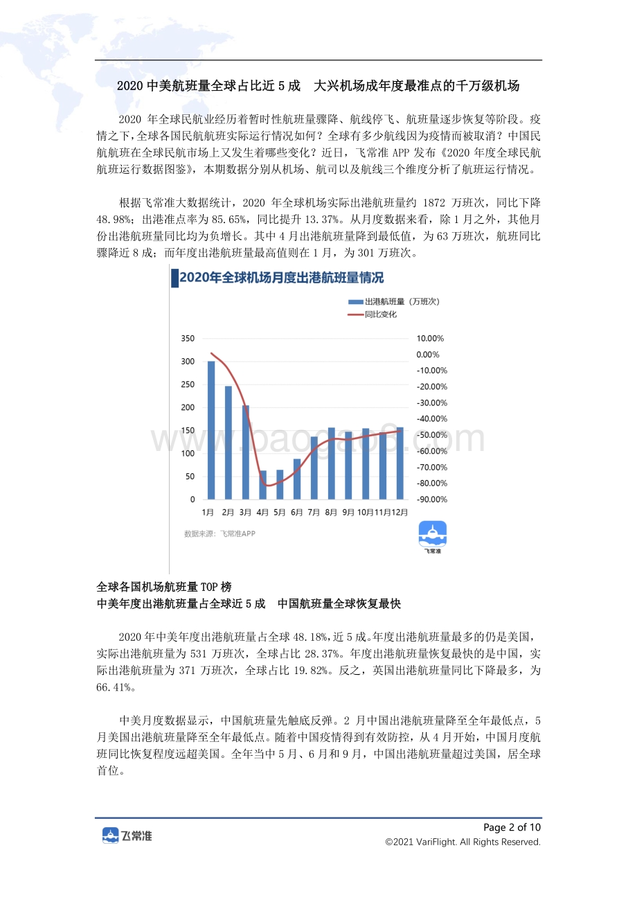 2020全球民航航班运行数据图鉴.pdf_第2页
